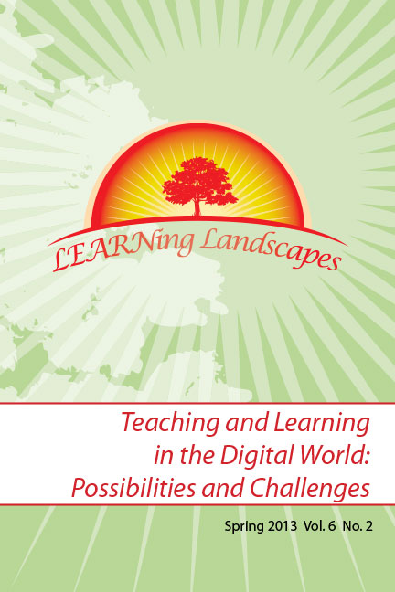 Vol 6 No 2 (2013): Teaching and Learning in the Digital World: Possibilities and Challenges
