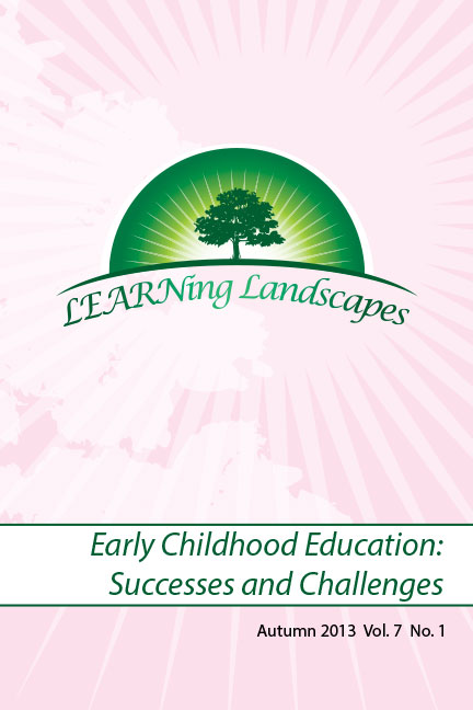 Vol 7 No 1 (2013): Early Childhood Education: Successes and Challenges