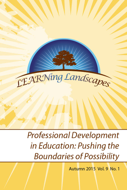 Settings Vol 9 No 1 (2015): Professional Development in Education: Pushing the Boundaries of Possibilities