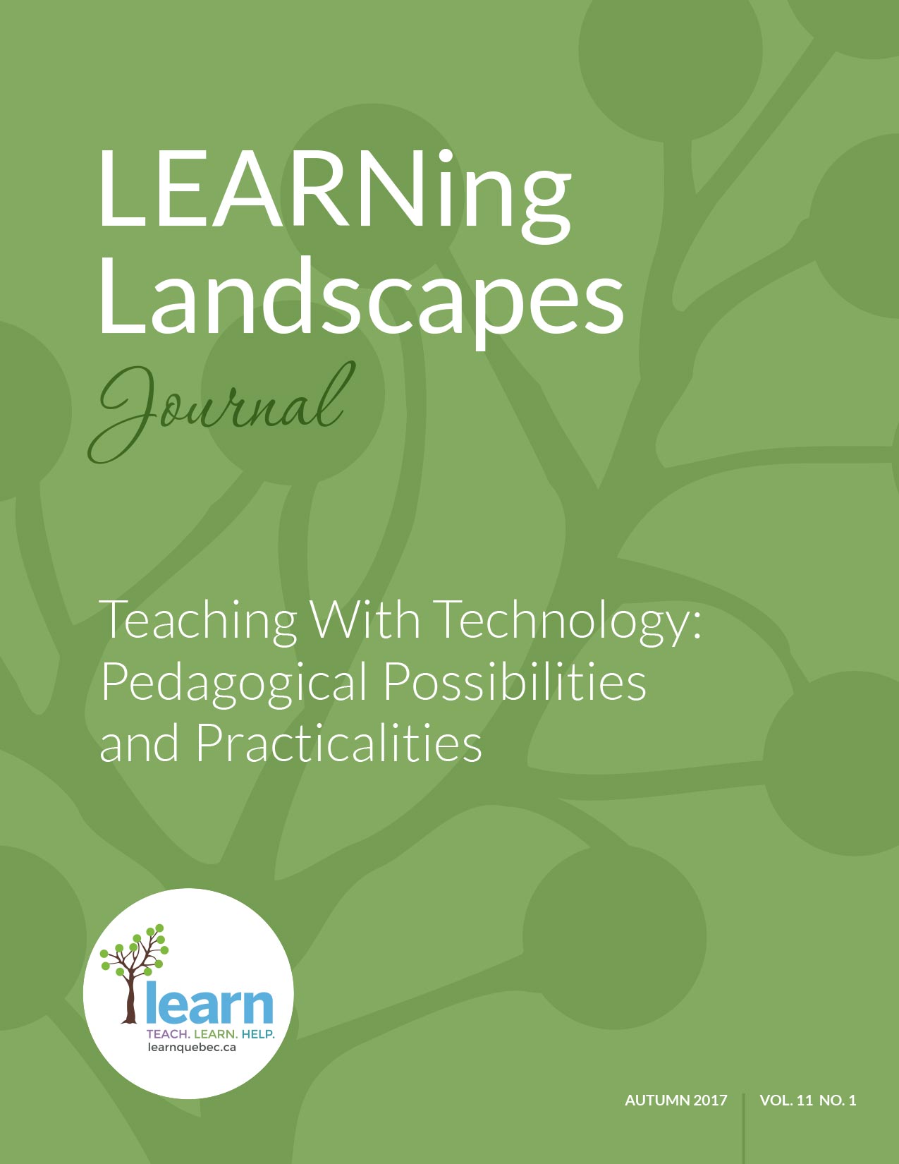 Vol.11 No.1 Teaching With Technology:  Pedagogical Possibilities and Practicalities